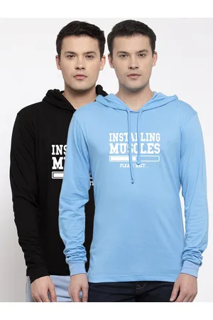 Friskers Men Pack of 2 Printed Pure Cotton T-shirts