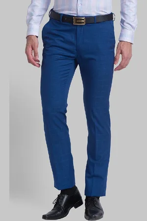 Buy Louis Philippe Black Trousers Online - 753902 | Louis Philippe
