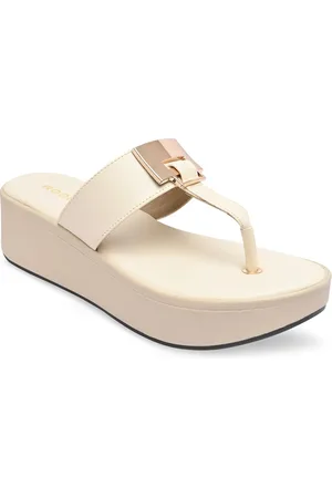 Rocia Beige Flatform Heels