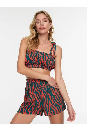 Grenj Fashion Orange Capri Pants & Bermudas Styles, Prices - Trendyol