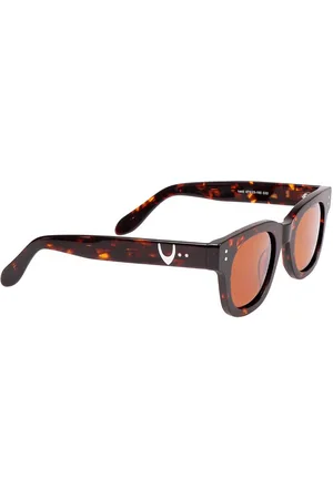 Buy White Bali Oval Sunglass Online - Hidesign