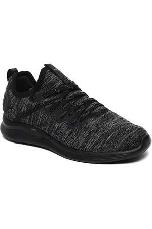 PUMA Boys Black IGNITE Flash evoKNIT Running Shoes