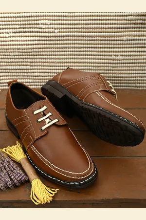 John Karsun Men Tan Solid Casual Shoes