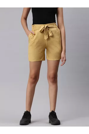 Fancy Latest  Stylish Cotton Elastic Denim Shorts Hot Pants for Women   Girls Dark