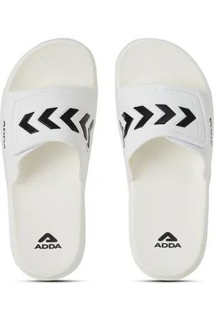 ADDA Men's Euro flipflop slippers(GREY/NAVY) - Nice Footwear