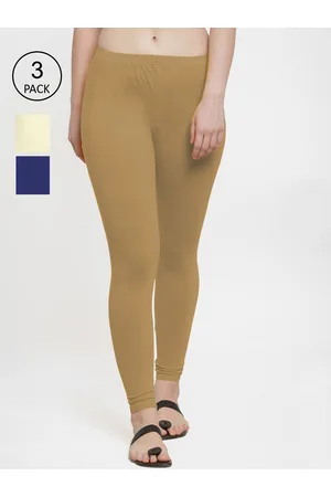 Jinfo Women Pack Of 3 Solid Ankle-Length Leggings
