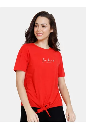 Zivame Red Print Top