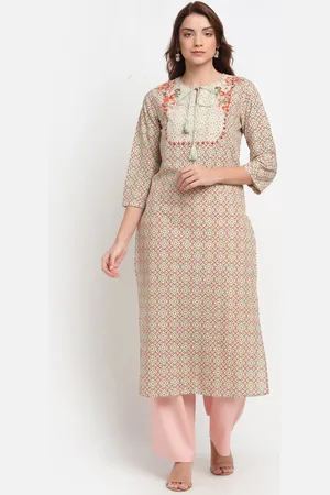 Blanc9 Green Printed Pure Cotton Kurti