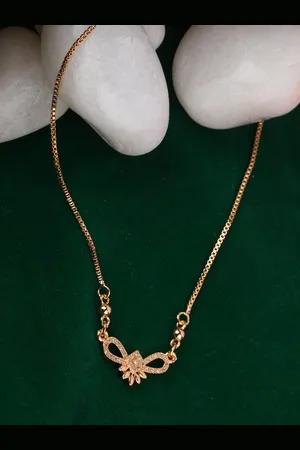 ANIKAS CREATION Gold-Plated AD-Studded Handcrafted Necklace