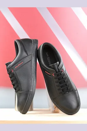 San Frissco Men Black Casual Sneakers