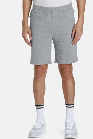 PUMA Men Grey Zippered Outdoor Sports Shorts