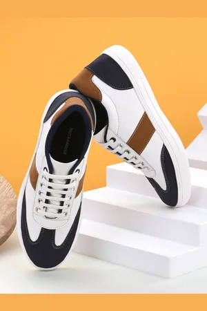 Mast & Harbour Men White Colourblocked Sneakers
