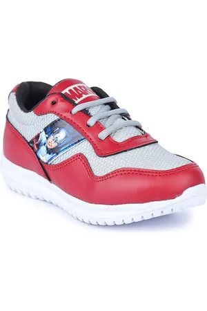 toothless Boys Red Mesh Sports Shoes