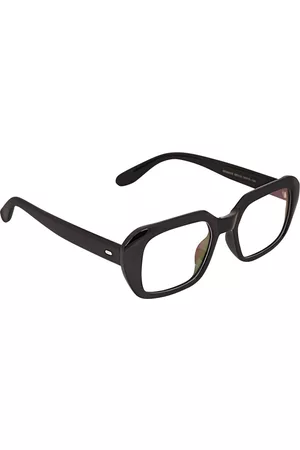 Peter Jones Eyewear Unisex Black Full Rim Square Frames Computer Glasses
