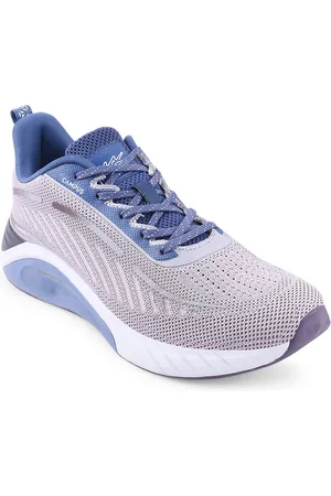 Campus Men Purple & Grey Colourblocked Mesh Running Shoe