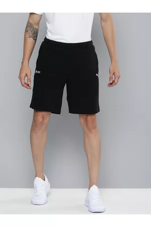 PUMA Men Black Regular Fit Mercedes F1 Essentials Sustainable Shorts