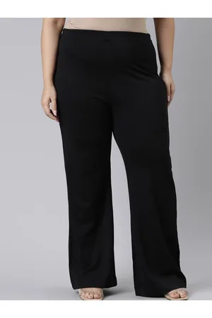 61% OFF on Tokyo Talkies Women Black Solid Slim Fit Trousers on Myntra |  PaisaWapas.com