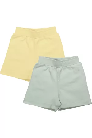 My Milestones Boys Yellow Low-Rise Shorts