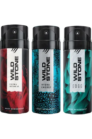 Wild Stone Men Pack of 3 Deodorant - 150 ml Each