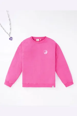 edheads Girls Pink Cotton Sweatshirt