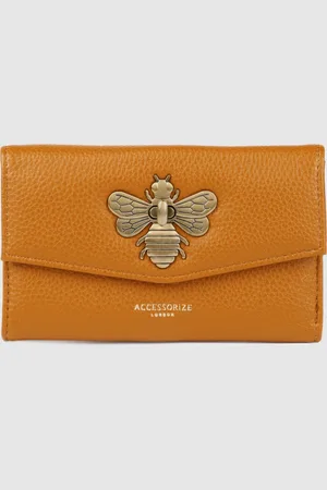 Accessorize London Women Faux Leather Britney Bee Wallet