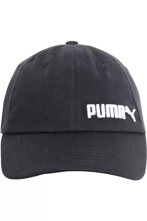 PUMA Unisex Black Solid STYLE Fabric Baseball Cap