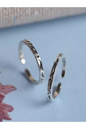 CLARA Silver-Toned Toe Rings