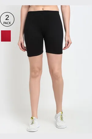 Jinfo Women Pack of 2 Sports Shorts