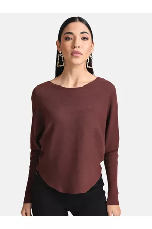 Kazo Women Brown Pullover