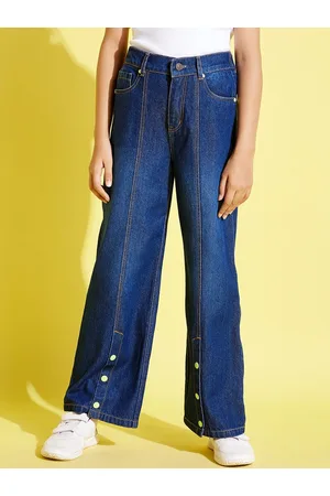 Buy Women Black Wide Leg Flared Jeans Online at Sassafras