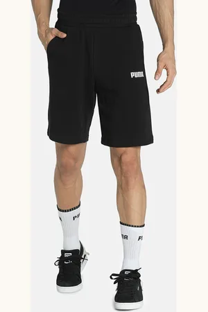 PUMA Men Black Regular Fit Shorts