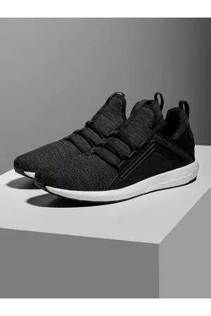 PUMA Men Grey Mega NRGY Knit Running Shoes