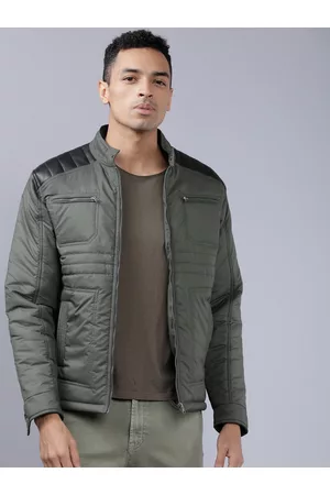 LocoMotive Men Solid Puffer Jacket Jacket
