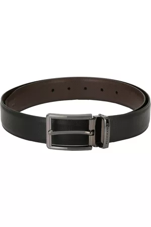 Pacific Men Black & Brown Solid Belt