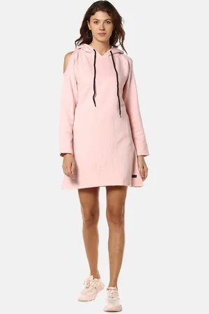Campus Women Pink & T-Shirt Dress
