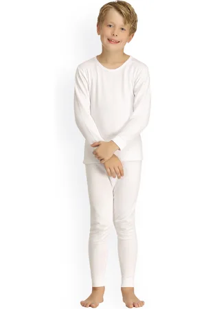 Kanvin Boys White Thermal Set
