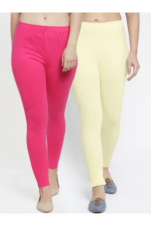 Jinfo Women Pack Of 2 Solid Ankle-Length Leggings