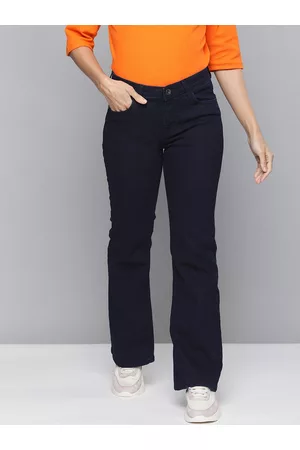 Flying Machine Women Blue Flared High-Rise Stretchable Jeans