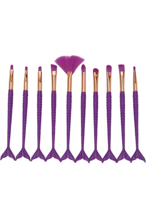 Forever 21 Purple Set of 10 Make Brushes Set