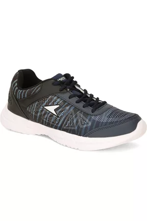 POWER Men Blue Mesh Running Non-Marking Shoes