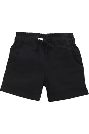 Tiny Girl Girls Black Solid Denim Shorts