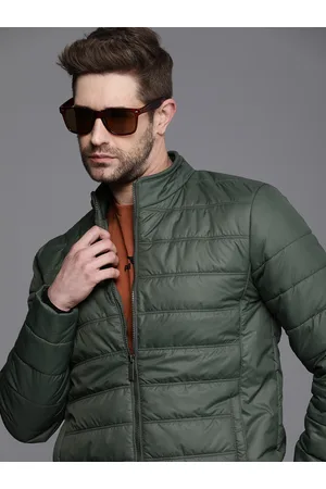 WROGN Men Green Padded Jacket