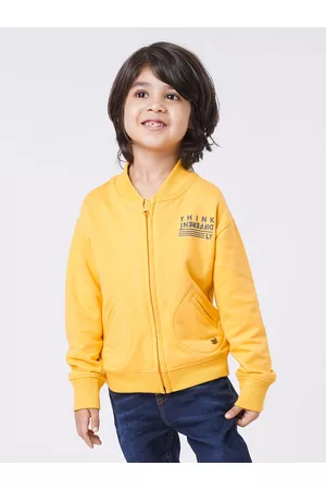 Ed-a-Mamma Boys Yellow Bomber Jacket