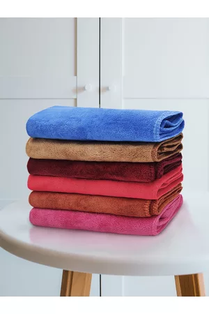 Aura Set Of 6 Highly Absorbent Microfiber Cleaning Cloth