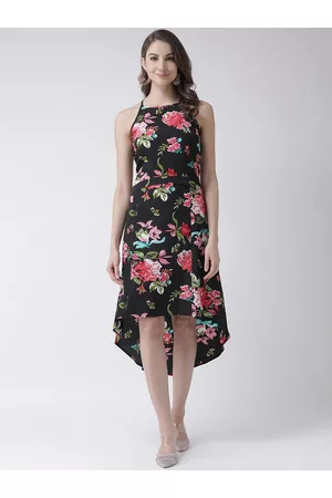 KASSUALLY Women Black Printed Maxi Dress