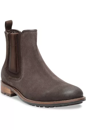 Teakwood Leathers Men Brown Leather Flat Boots