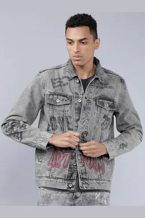 New Men's fashion denim jacket cotton coat short locomotive jean jackets  outwear | eBay