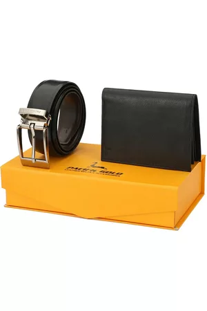 Pacific Men Black Accessory Gift Set