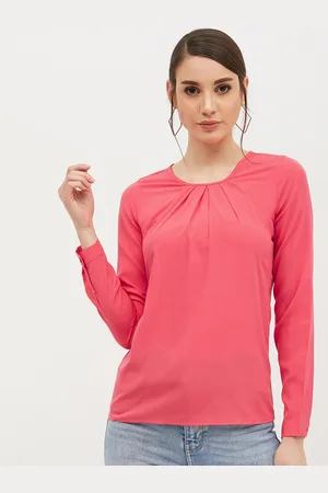 Harpa Women Pink Solid Top