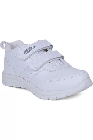 Bata Boys White School Shoes